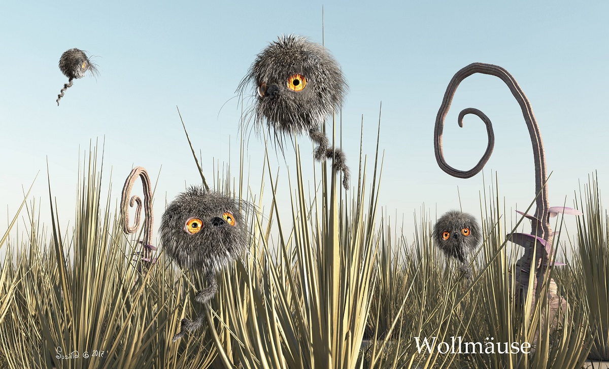 Hiker crossing a rocky stream